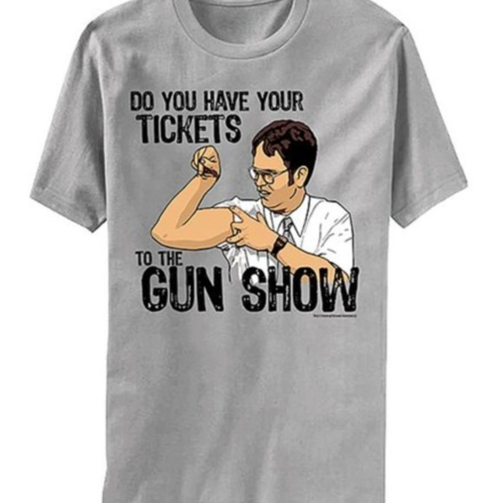 NWT The Office‎ 'gun Show' Tee - Mens Tee